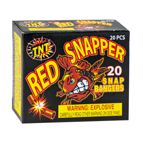 Red Cracker Snaps (Adult Pop Snap)